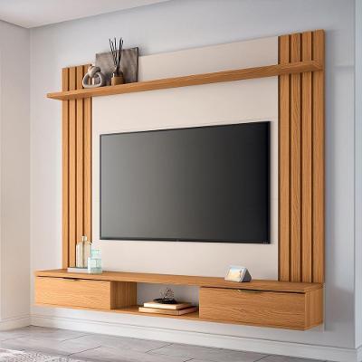 Painel para Tv Suspenso Doss G26 70 Polegadas Mdf-mdp Cinamomo-off White Gran Belo