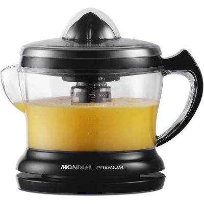 Espremedor de Frutas Elétrico Espremedor Premium E-02 30W 220V Preto Mondial