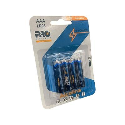 Pilha Alcalina Aaa Proeletronic Pqpa-aaa4 (lr03) Com 4...