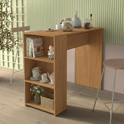 Bancada Ilha de Cozinha Gourmet MDP 15MM 136CM Freijó Menu Móveis