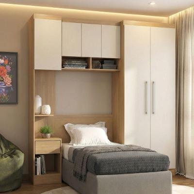 Guarda-Roupa Modulado Selene 5 Portas 1 Gaveta MDP Carvalho-Off White Menu Móveis