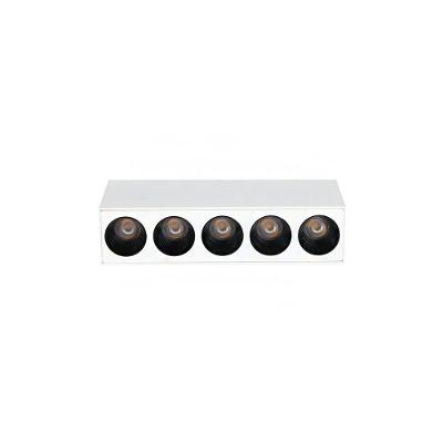 Spot de Sobrepor LED Downlight Ashok 10W 24 graus  IRC 90 3000K Branco e Preto Astraled