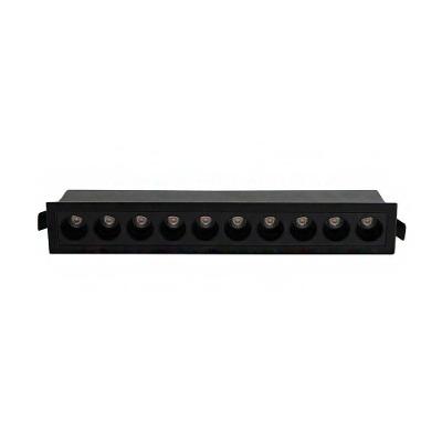 Spot de Embutir LED Downlight Ashok 20W 3000K Luz Amarela Preto Astraled