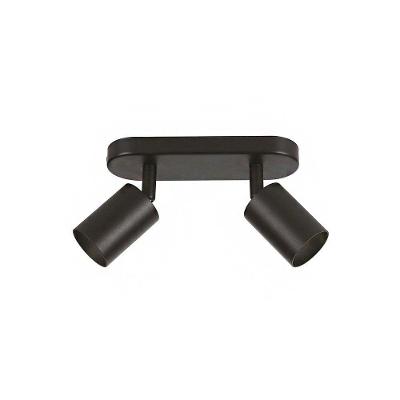 Spot de Sobrepor Regulus para 2 Lampadas MR16 GU10 Preto Astraled em Aluminio