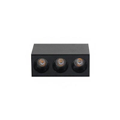 Spot de Sobrepor LED Downlight Ashok 6W 3000K Luz Amarela IRC 90 Preto Astraled
