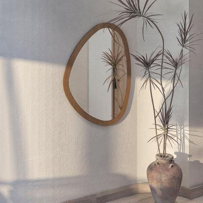 Espelho Decorativo Espelho Orgânico Deco Cinamomo 91cm X 68cm Moldura MDF 15mm Marrom Artely