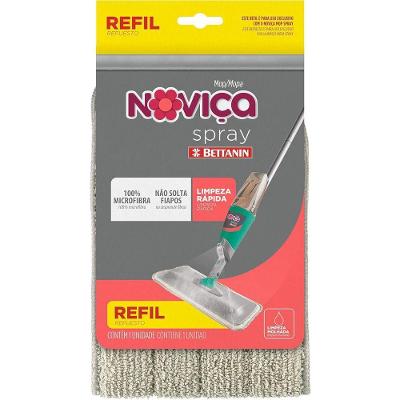 Refil de Mop Spray BT191R Limpeza Rapida em Microfibra para Pisos Diversos Bettanin