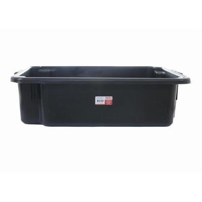 Caixa para Massa 200000000533 40L em PVC Resistente Preto Nova Tintas