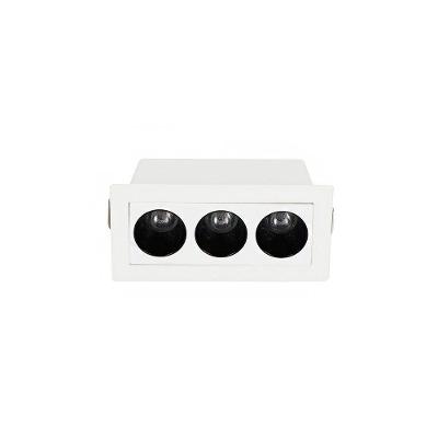 Spot de Embutir Downlight Ashok LED 6W Alto IRC 90 24 graus  Branco e Preto Luz Neutra Astraled
