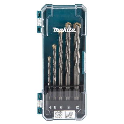 Conjunto de Brocas para Alvenaria D-72877 5 Peças 4-10mm com Estojo Organizador Makita