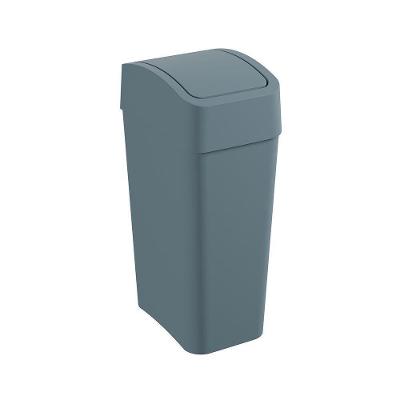 Lixeira LTB2 8L Polipropileno Tampa Basculante Azul Retangular Astra