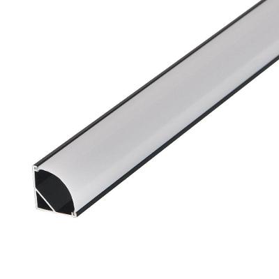 Perfil de Sobrepor para Fita LED Aris 15mm 3 Metros Preto Nordecor Iluminação