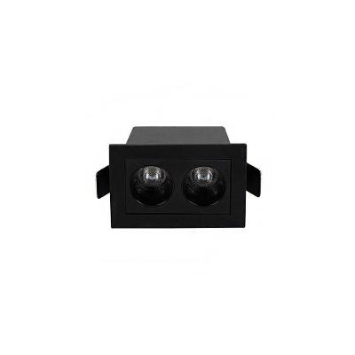 Spot de Embutir LED Downlight Ashok 4W 3000K Luz Amarela IRC 90 Preto Astraled