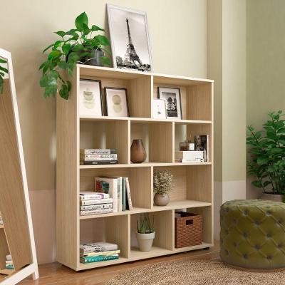 Estante Organizadora Book Naturale 3 Prateleiras MDP 15mm 25cm Marrom Artely