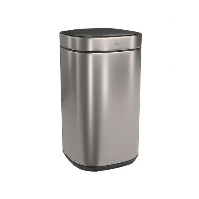 Lixeira com Sensor Suprema 1007.QUA.12.INX 12L Aco Inox Abertura Automatica Inox Deca