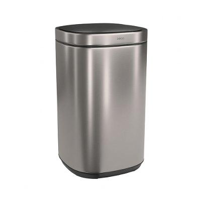 Lixeira com Sensor Suprema 1007.QUA.20.INX 20L Aco Inox Abertura Automatica Inox Deca