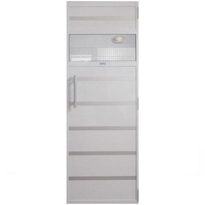 Porta para Sauna a Vapor de Alumínio Branco 0,70 X 1,99m com Abertura Externa Sodramar
