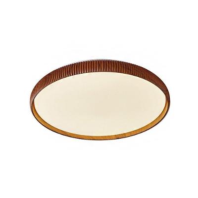 Plafon LED Embutido Rond 90038 Dimerizavel com Controle Imbuia Bivolt Nordecor Iluminacao
