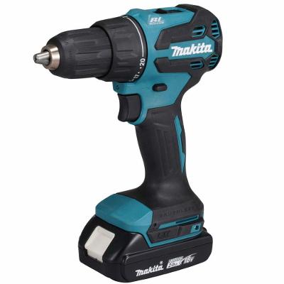 Parafusadeira e Furadeira de Impacto Makita DHP490WVE com 2 Baterias BLB182 18W e Carregador