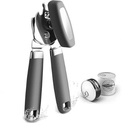 Abridor de Latas Manual 3 em 1 BM-328 em Aço Inoxidável 430 com Cabo Ergonômico para Cozinha B-Max