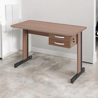 Mesa para Computador Retangular Light 3 Gavetas Mdf Mdp 150cm Montana Home Office Plata Móveis