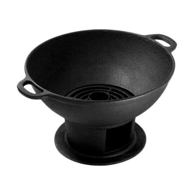 Bojo Base Cálice Ferro Fundido 32cm Retenção Térmica para Preparos Culinários Diários Libaneza