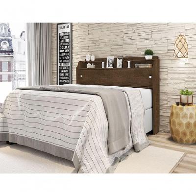 Cabeceira Flex Elisa Queen Painel em MDF-MDP Malbec e Off White Framar