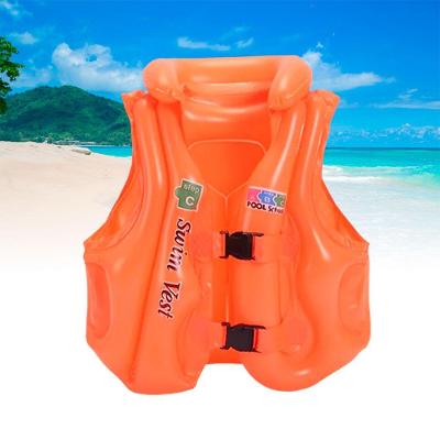 Boia Infantil Inflável Colete Salva Vidas Step C Piscina e Praia Laranja Fresh Step