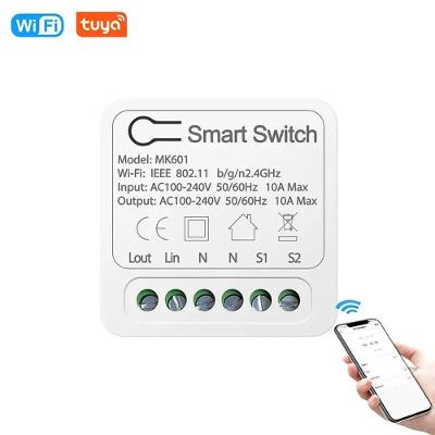 Interruptor Inteligente Wi-Fi 16A com 1 Saída Branco Tuya Intelligent