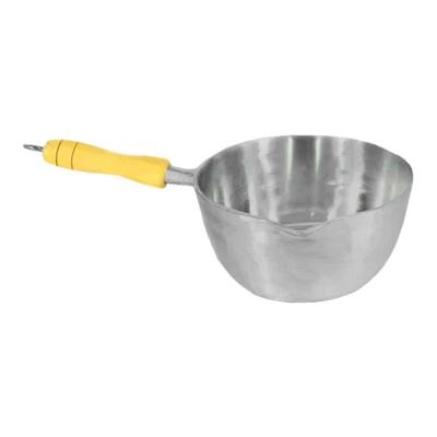 Caçarola 205-DF Alumínio Fundido Polido 0,9L 14cm Cabo Madeira sem Tampa Diviforte