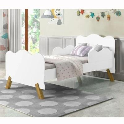 Cama Infantil Angel Mini Madeira Maciça Branco Cambel Móveis