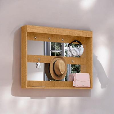 Espelheira Randi com 1 Prateleira em MDF-MDP 100cm Marrom Naturalle