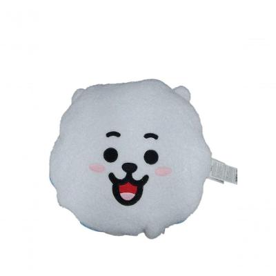 Manta Almofada Infantil Personagens BT21 Poliéster Branco Miniso Brasil
