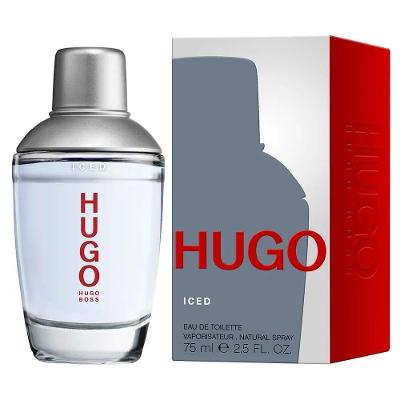 Perfume Hugo Iced Masculino Eau de Toilette Aromático Aquático 75ML Hugo Boss