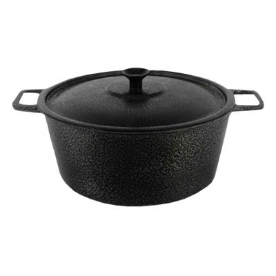 Caçarola 11606-DF.P Alumínio Fundido Craquelado 50cm Tampa Preta Uso Doméstico Diviforte