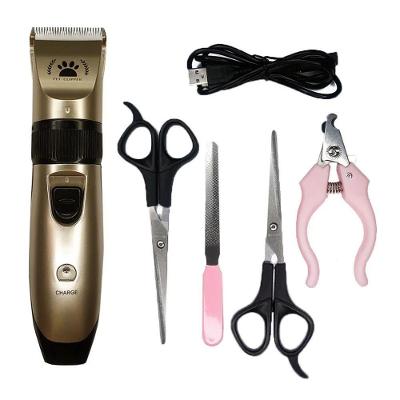 Kit Banho e Tosa para Pets Shopmix Máquina de Tosa Cachorro e Gato Bivolt com 4 Pentes de Corte