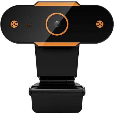 Webcam Hd 1080P Usb para Pc com Microfone Embutido para Reuniões e Aulas Online
