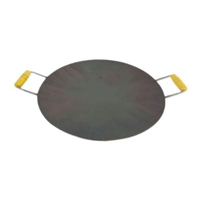 Disco Picanheira Côncava 127-BS Chapa 2mm Alça Madeira 37cm Amadeirado Brassol
