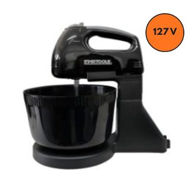 Batedeira Elétrica de Mão Startools Batedeira Elétrica 2L Preta 250W 7 Velocidades 110V