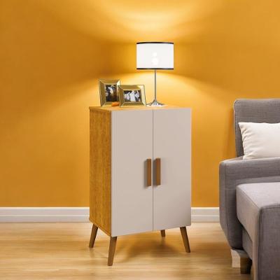 Organizador Ventura em MDF-MDP 50cm Naturalle e Off White Carmolar Móveis