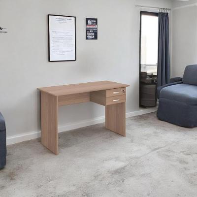 Escrivaninha Home Office Attuale com Gaveteiro 1 Gaveta MDF-MDP 120cm Amadeirado Plata Móveis