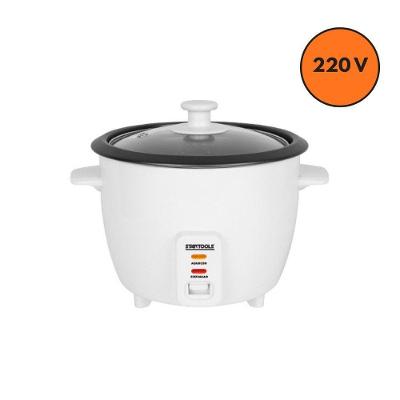 Panela de Arroz Elétrica Startools 1,3L 400W Antiaderente Branco 220V