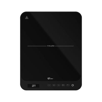 Cooktop de Indução Fischer 1 Boca Portátil Vitrocerâmico Preto Bivolt