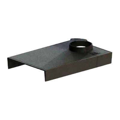 Base para Chamine em Ferro Fundido 28x54,5x6cm 93383-LB para Sistemas de Exaustao Libaneza