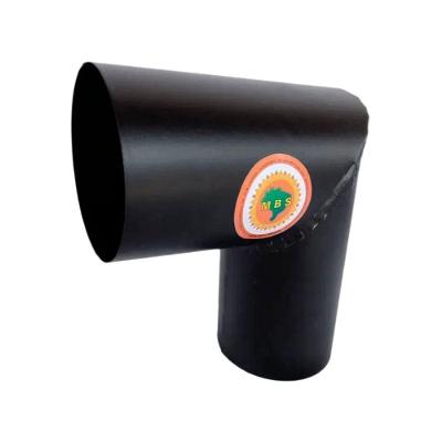 Joelho para Tubo de Chamine 423-BS Curva 90 Graus Diametro 20cm Preto Brassol