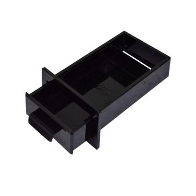 Gaveta Cinzeiro Popular 46x32x6cm para Fogao a Lenha Lareira Churrasqueira Chapa de Aco Preta