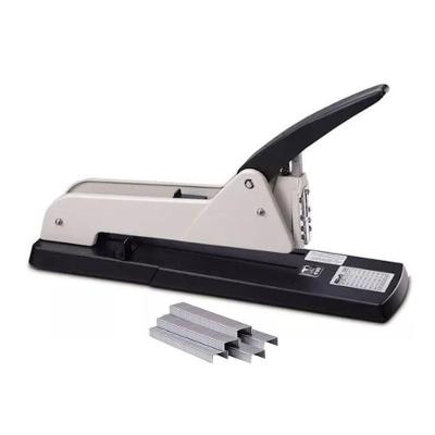 Grampeador Longo Profissional Motivate 5000 250mm 200 Folhas Kit com 2000 Grampos 23-13mm Preto