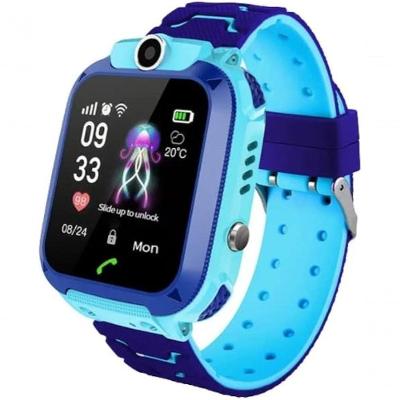Relógio Inteligente Infantil Howear HW C2 com Câmera GPS SOS Pulseira Silicone Azul