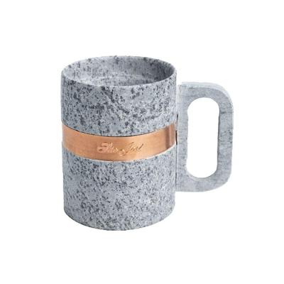Caneca AF1190INDSJ para Chopp e Cerveja Pedra Sabao com Revestimento em Cobre 500ML Conservacao