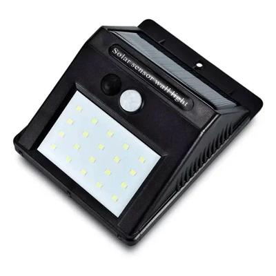 Luminária Solar Parede 30 Leds com Sensor de Movimento Ip65 Preto Shopmix